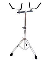 Marching Bass Drum Stand Chrome Metal Tripod Holder Adjustable Height Percussion Instrument Support Rack for Marching Bass Drum