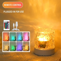 Vente en gros RGB dynamique rotatif ondulation de l'eau Aurora projecteur lampe de table batterie aurores boréales maison chambre décor à distance pour