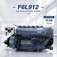 Moteur diesel refroidi par air SCDC Deutz F6L912 75 kW 102 CV 2300 tr/min 6 cylindres, moteur industriel pour groupe électrogène, pompe à eau