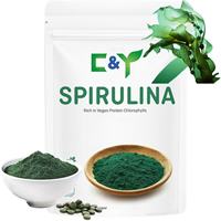 Poudre de spiruline pure à 100 % de marque privée, spiruline pour l'alimentation animale, comprimés de spiruline