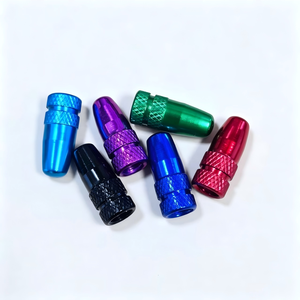 Bouchons de valve de vélo en alliage d'aluminium colorés, style français, durables, résistants à la corrosion, étanches, pour la décoration de voitures et de vélos - Product Image 3