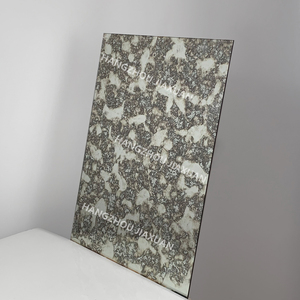 Panneau mural en miroir de verre décoratif moderne, haute qualité, <span class=keywords><strong>motif</strong></span> antique teinté, prix direct d'usine, nouveau design, feuille de miroir - Product Image 6