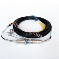 Konektor melingkar standar seri ZLTC D38999 4core soket perakitan kabel serat optik