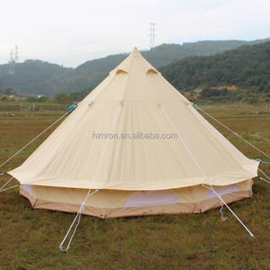 Yurte de luxe pour 8 personnes, tente de glamping jaune coupe-vent, Fire Rabbit Windstopper pour les fêtes en plein air, le <span class=keywords><strong>camping</strong></span>, une chambre - Product Image 5