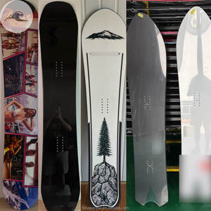 Tabla <span class=keywords><strong>de</strong></span> <span class=keywords><strong>Snowboard</strong></span> All Mountain Freestyle con Camber, Núcleo <span class=keywords><strong>de</strong></span> Madera <span class=keywords><strong>de</strong></span> Álamo, Fibra <span class=keywords><strong>de</strong></span> Carbono Certificada, Personalizada, 160 cm, Plegable y Ligera - Product Image 2