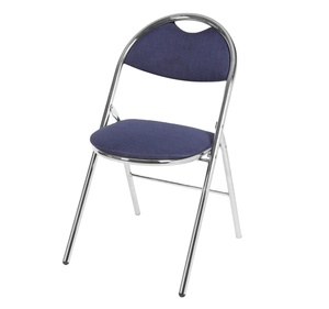 Chaises pliantes populaires simples Siège et dossier en PVC en vrac Chaises en métal - Product Image 2