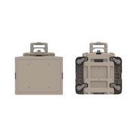 Chariot utilitaire pliable à quatre roues personnalisé avec logo |   Équipement d'extérieur robuste de 60 kg de capacité, co-marqué OEM