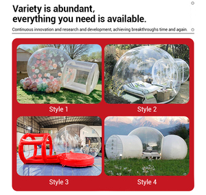 Casa de Burbujas Inflable de PVC para Niños, Casa de Brinco Comercial con Forma de Globo, Domo de Burbujas de 3x3m para Fiestas de Cumpleaños y Bodas en Interiores y Exteriores - Product Image 6