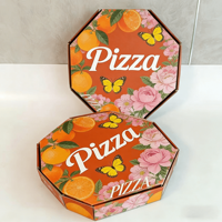 Boîte à pizza octogonale biodégradable de qualité alimentaire pour emporter – Offre Spéciale