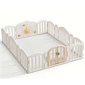 Corralito <span class=keywords><strong>de</strong></span> Seguridad para Bebés <span class=keywords><strong>de</strong></span> Plástico HDPE <span class=keywords><strong>de</strong></span> Estilo Francés Moderno con Diseño <span class=keywords><strong>de</strong></span> Dibujos Animados, Tamaño Personalizado para Área <span class=keywords><strong>de</strong></span> Juegos para Niños Pequeños - Product Image 6