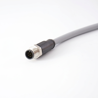 Connecteur M12 4 cœurs 5P/8 trous 12 broches 17P, ensemble prise et fiche aviation étanche mâle-femelle, boîtier en alliage de zinc