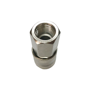 European-Style Nickel-Plated Iron External Thread Quick Couplings 1/4PT <b>Pneumatic</b> Parts Supply - Product Image 4
