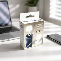 Boîtes en carton blanc écologiques haut de gamme personnalisées, impression quadricolore, découpe sur mesure, impression personnalisée pour les éclairages d'appoint de téléphone
