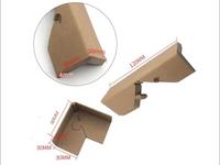 Papier de carton de palette en forme de L de haute qualité Protection de bord d'angle de papier de bord de carton de taille personnalisée
