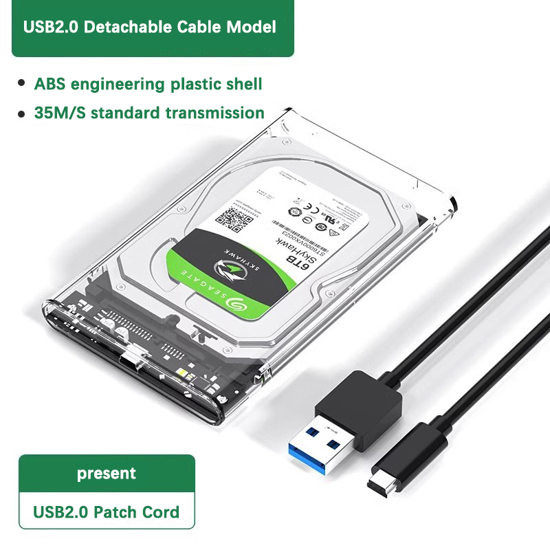 U25TY USB2.0 transparente