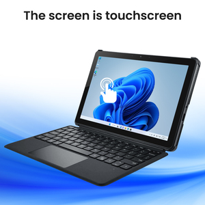 แท็บเล็ตพีซี 2 in 1 รุ่นใหม่ล่าสุด ขนาด <span class=keywords><strong>10</strong></span>.1 นิ้ว ระบบปฏิบัติการ <span class=keywords><strong>Windows</strong></span> 11 หน้าจอสัมผัส ตัวเครื่องโลหะ แรม 12GB SSD 256GB เหมาะสำหรับนักเรียนและใช้งานในสำนักงาน - Product Image 2