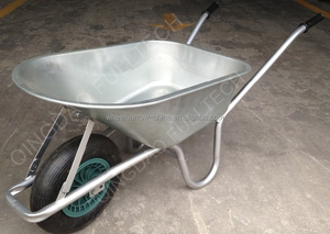 Carretilla de rueda Europea galvanizada, modelo europeo, carretilla <span class=keywords><strong>Altrad</strong></span> Limex Standard 85L para construcción de jardín, bañera galvanizada de 100L - Product Image 5