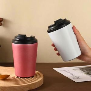 Mug à café isotherme en acier inoxydable à double paroi, anti-fuite, avec logo personnalisé, 12 oz (350 ml) - Product Image 1