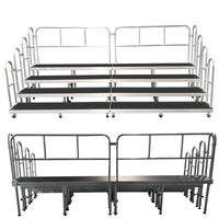 Plateforme modulaire pliable en aluminium facile à installer pour chœur, podium, estrade de chant, podium pour orchestre et école