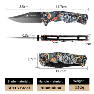 Cuchillo de bolsillo <span class=keywords><strong>Boker</strong></span> de entrega rápida OEM, cuchillo de caza de supervivencia de hoja plegable promocional - Product Image 3