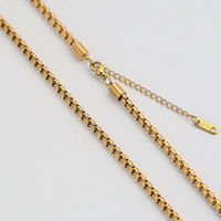 Collar con Colgante Geométrico Clásico Future Angel, Chapado en Oro de 18K, Collar de Acero Inoxidable para Mujer Unisex