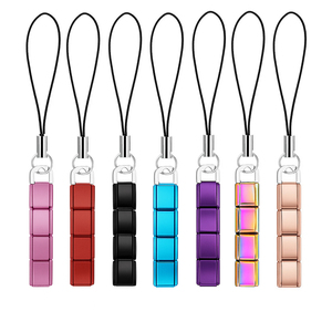 Waterproof Stainless Steel Italian Charm Keychain DIY Modular Link <b>Key</b> <b>Ring</b> Customizable Phone Strap <b>Bag</b> Pendant Gift Accessory - Product Image 1