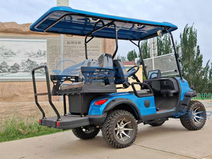 Voiturette de golf électrique économique 4 places à bas prix à vendre, châssis monobloc, 4 roues indépendantes, prix d'usine - Product Image 3