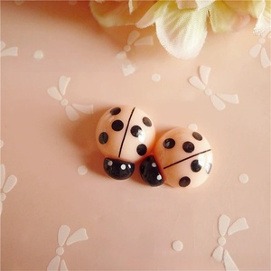 Carino scarabeo resina coccinella statuetta crema colla accessori per capelli per bambini fai da te guscio creativo del telefono materiale di bellezza - Product Image 5