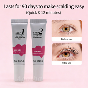 <span class=keywords><strong>Kit</strong></span> de lifting des cils et des sourcils LAVA LASH Vegan Cream, crème à la cystéamine pour le lifting des cils - Product Image 3