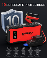 GOOLOO GT3000 3000A Outil d'urgence 12V Démarreur de voiture électrique, camion, moto CE RoHS Étanche Booster automobile au lithium