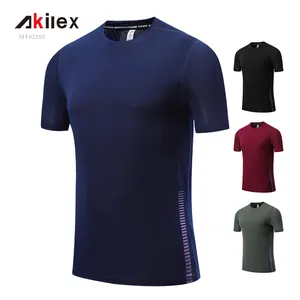 2020 su ordine nuovo modello traspirante ad asciugatura rapida scarpe da corsa atletica degli uomini della camicia t-shirt