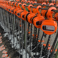 Palans manuels en aluminium de 1,5 tonne, 1500 kg, chaîne de charge de 12 m, IP55, palan à chaîne compact et fermé pour levage industriel et changement de moule