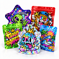 Sachets Mylar Personnalisés Imprimés 3.5g 7g 14g 28g – Vente en Gros de Sachets Doypack Refermables avec Fermeture Éclair et Logo pour Emballage de Détail