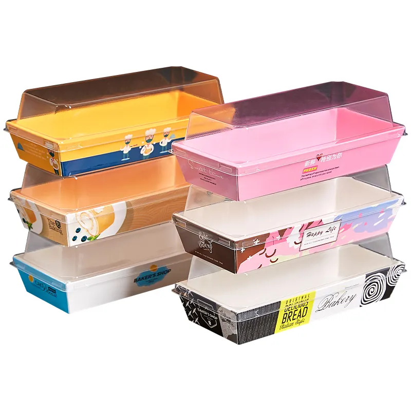 Scatola per sacchetti di carta bianca scatola per imballaggio speciale per la cottura scatola per pasticceria in rotolo di asciugamani per amaretti per biscotti