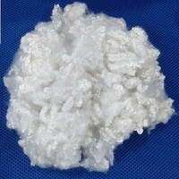 Haute qualité Polyester tridimensionnel creux siliconé 7D * 64mm HCS fibre discontinue pour animaux de compagnie 15D * 64MM Hcs