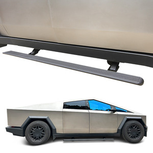 Hot 2024 <span class=keywords><strong>2025</strong></span> Đen nhôm điện chạy bảng bên bước Nerf thanh chân đạp phù hợp cho Tesla cybertruck - Product Image 1