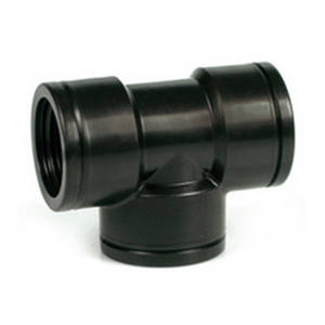 Raccordo a T 90° con filettatura femmina 1 1/4 X 1 1/4 X 1 1/4 per connettori idrici da giardino - Product Image 1