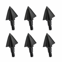 Pointes de flèches de chasse en acier trempé moulé par injection de métal, pointes de flèches en métallurgie des poudres pour la chasse