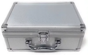 Tätowierungs-Set Tragetasche Aluminium Handheld-Maschine Aufbewahrungsbox Organisator-Tasche großer Schutzhülle aus Metall