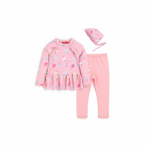 Traje de Baño Premium Coreano OZKIZ M02 para Niñas de 2 a 7 Años, Diseño de Dibujos Animados a la Moda, Venta al Por Mayor para Uso en Verano - Product Image 2