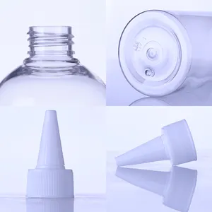 PET先のとがった口キャップボトル顔料印刷ドロッパー水プラスチックソース調味料卸売キッチンアクセサリーボトル
