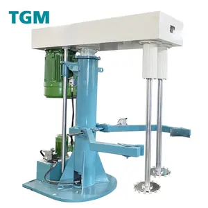 1000L hydraulic lift Industrial paint making machine High Speed Disperser paint mixing dispersing machine