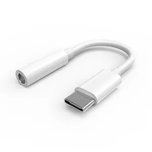 适用于苹果三星华为小米的USB C至3.5毫米音频分离器耳机转换器插孔适配器