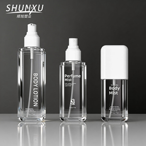 Flacon pulvérisateur plat en PET pour cosmétiques, 80, 100, 120 ml, pour tonique corporel et écran solaire, idéal pour l'emballage de soins de la peau - Product Image 5