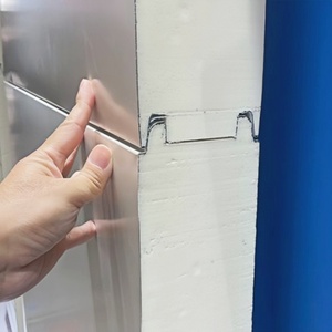 Công nghiệp-phong cách PU <span class=keywords><strong>Sandwich</strong></span> <span class=keywords><strong>Panel</strong></span> kim loại tường mái Panels chống cháy không thấm nước thân thiện với môi cho nhà máy kho khách sạn lạnh - Product Image 6