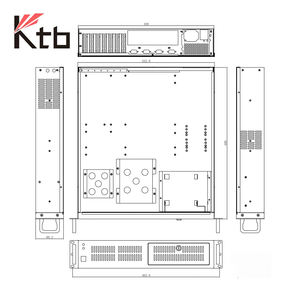 Rack-Mount Industrie-PC Intel I3/I5 OEM Staubgeschützt 8GB DDR4 Industrie-Computer für Medizinische Geräte und <span class=keywords><strong>IoT</strong></span>-Integration - Product Image 2