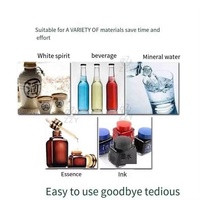 Machine de remplissage semi-automatique à quatre têtes pour liquides cosmétiques, toner, parfum, sérum, essence, remplisseur de bouteilles électrique