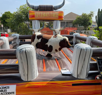 Jeux commerciaux pour adultes défi personnalisé rodéo gonflable mécanique taureau équitation machine gonflable fou taureau tour à vendre
