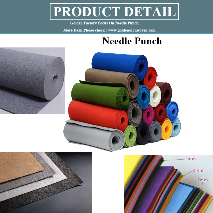 High Quality Density 100% Polyester Non Woven 2Mm Quilted Mattress Cover Needle Punched Felt Nonwoven Fabric For Mattress