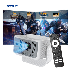โปรเจคเตอร์อัจฉริยะ Topleo Hy350 8K ระบบ Android 11 ความละเอียด 1080p พกพาสะดวก รุ่น HY350 GTV ภาพคมชัดระดับ Full HD 1080P ให้ความสัมผัสภาพคมชัดระดับคริสตัล - Product Image 1